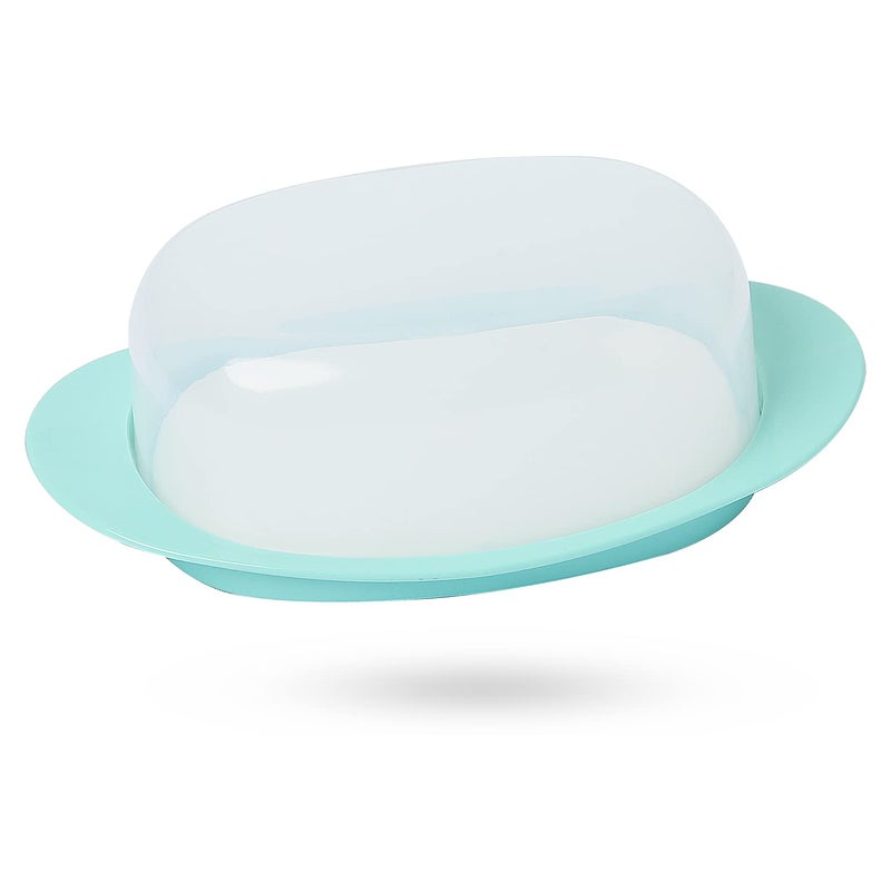 Gluman Big Bread Box With Butter Dish Container Bread Box And Butter Dish Combo 100 Food Grade Dishwasher Safe Freezer Safe Recyclable Reusable Teal Green Polypropylene - Image 4