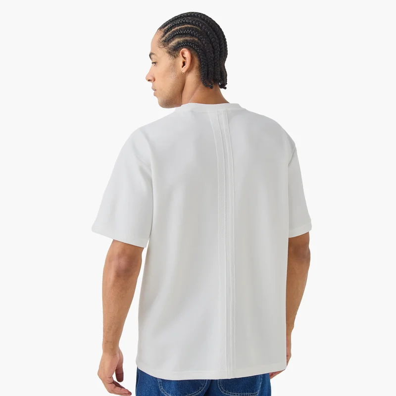 Kappa Kappa Logo Embroidered T-shirt with Crew Neck and Short Sleeves