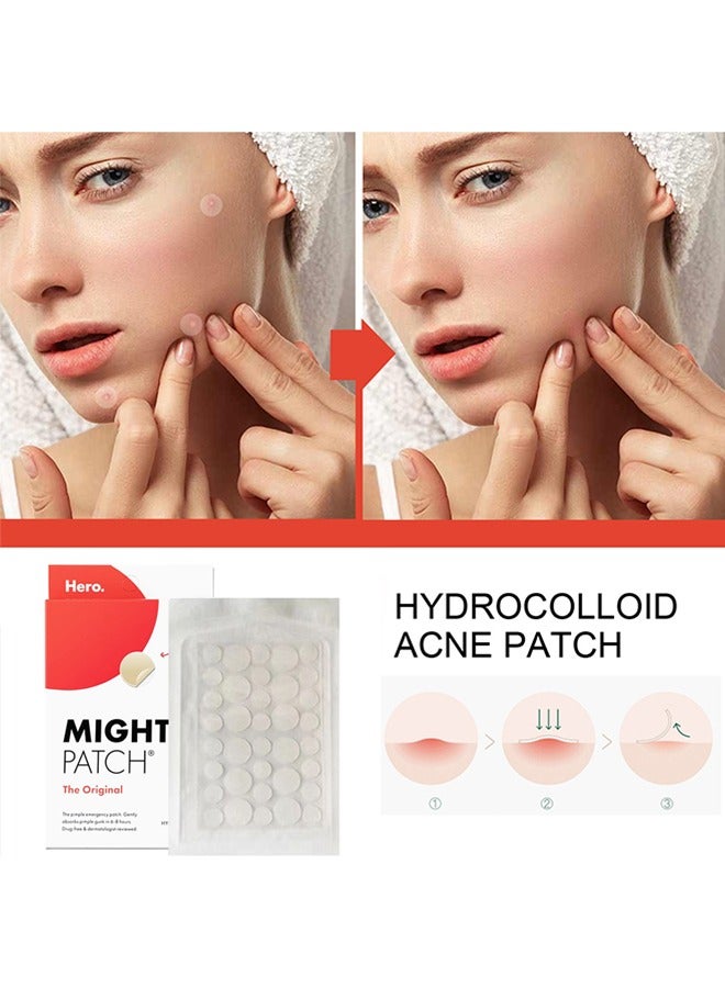 Hero 36- Piece Mighty Patch Hydrocolloid Acne Pimple Patch Spot Treatment Beige 5.5inch - Image 4