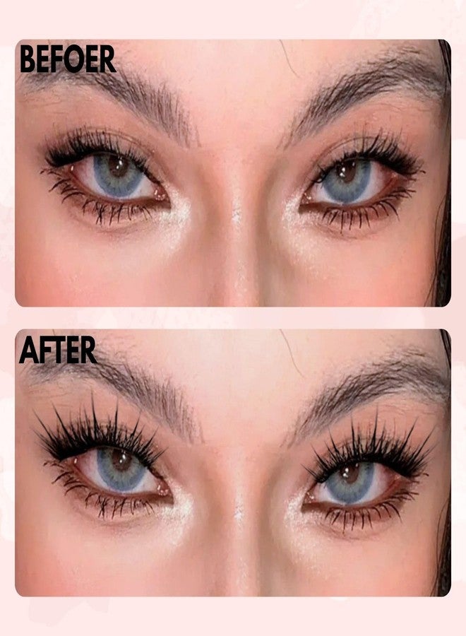 Augenli False Eyelashes Cat Eye Dramatic False Eyelashes Wet Look C-curl 16mm Long Anime Lashes Strips Spiky Style Manhwa Lashes Cosplay Eyelashes 10Pairs (AL03) - Image 4