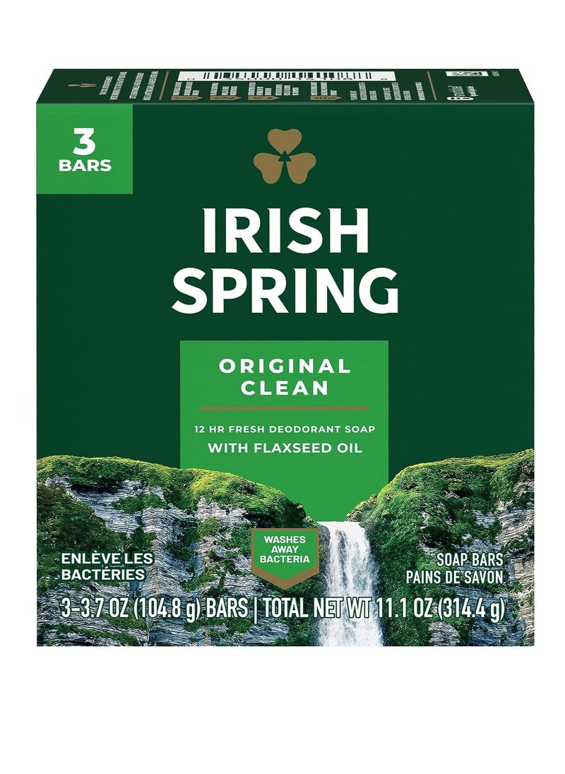 Irish Spring - Original Deodorant Soap, 3 Count - Image 1