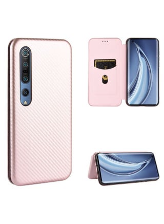 Case Cover For Xiaomi Mi 10 5G Carbon Fiber Texture Horizontal Flip TPU + PC + PU Leather Case with Card Slot Pink - pzsku/Z5E5ABF06CEB15DB06B26Z/45/_/1711235183/7a1bddf3-191d-46f7-b001-766b76e0e187