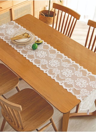 Hollow Lace Table Runner White 182x 33 cm - pzsku/Z5E5AC4ED0DF1CF74B7F1Z/45/_/1681717208/0bdc50d4-2226-4711-80f3-1776a7cff115