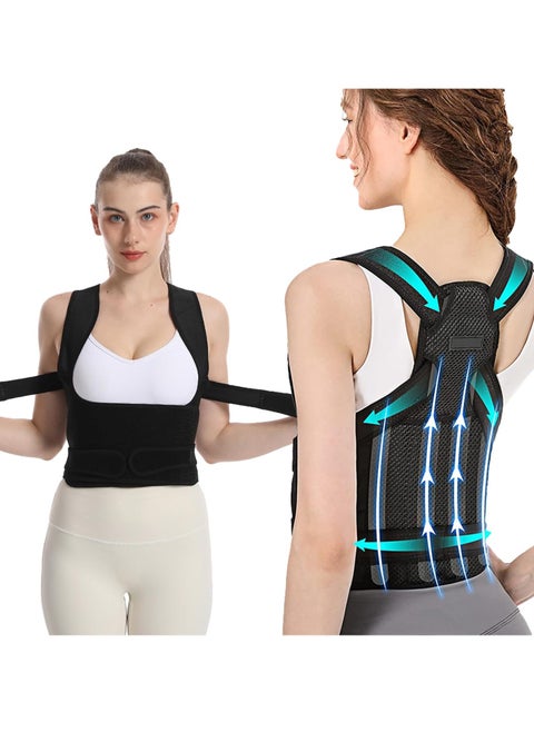 Back Brace, Posture Corrector for Women and Men, Back Straightener Posture Corrector Scoliosis and Hunchback Correction Back Pain Spine Corrector Support, Adjustable Posture Trainer