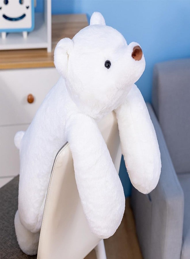 SNOWOLF Giant Weighted Bear Stuffed Animals, 40" White Bear Plush Throw Pillow Super Cute Kawaii Plushie Polar Bear Hugging Toys Gifts for Boys Girls Adults, 100cm, White - Image 4