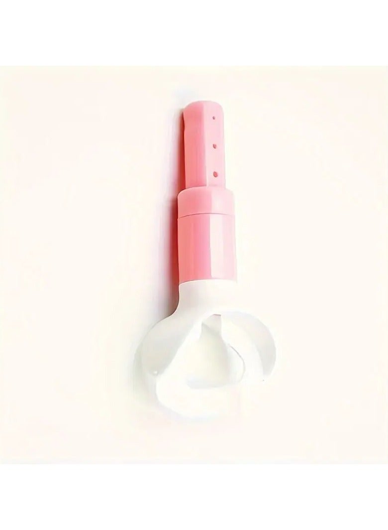 Goolsky 1pc Pink Breathing Trainer for Adults - Slimming & Lung Capacity Boosting, Abdominal Exercise Tool, PP Material, Battery-Free, with Dual Measurement Markings for Body Shaping & Face Lifting, Breathing Exercise Device - Image 3