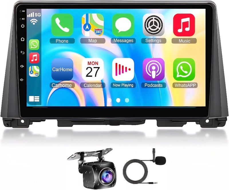 فيريكس مناسب لسيارة KIA Optima ستيريو Optima K5 شاشة أندرويد K5 2016-2020 مع Apple Carplay Android Auto لاسلكي واي فاي DSP FM&AM BT AHD كاميرا متضمنة واجهة سريعة (4 + 32 جيجابايت Carplay 8CORE) - Image 1