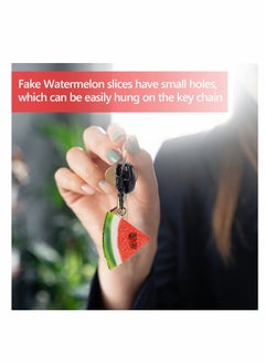 Excefore Simulation Watermelon Props, Artificial Watermelon Slices Watermelon Slices Fake Fruit Plastic Watermelon Home Decor Photography Props (14 Pieces)  - Image 4