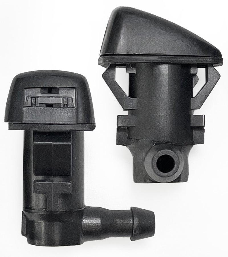 Click&Fit Windshield washer nozzles replacement for Lincoln MKZ, Mercury Milan, Ford Fusion 2008 2009 2010 2011 2012 – Wiper washer spray jet kit 2 pcs replaces 8E5Z17603A (2-Outlets) - Image 1