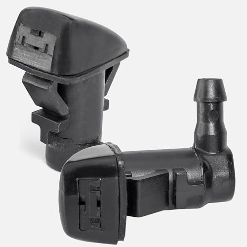 Click&Fit Windshield washer nozzles replacement for Lincoln MKZ, Mercury Milan, Ford Fusion 2008 2009 2010 2011 2012 – Wiper washer spray jet kit 2 pcs replaces 8E5Z17603A (2-Outlets) - Image 3