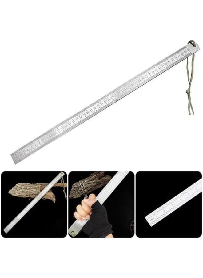 5mm Stainless Steel Ruler For Engineering Drawing Home Craft And Teacher Use - Image 3