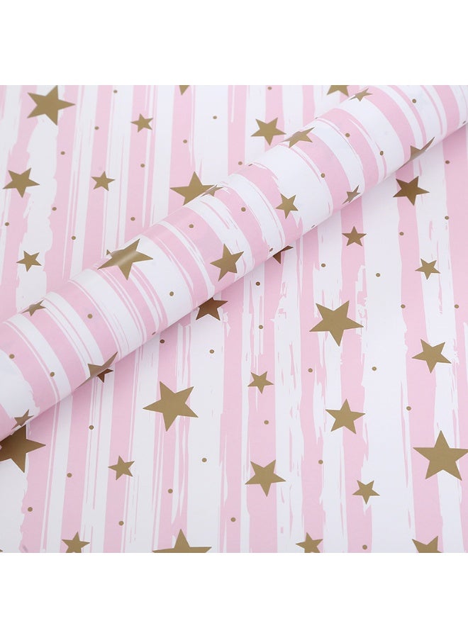 4 Sheets Gift Wrapping Paper With Accessories,Holiday Gift Wrapping Paper,Birthday Gift Box Gift Wrapping DIY, Gift Wrapping Paper for Birthday, Holiday, Wedding, Party,Kids Gift Wrapping (70cmX50cm) - Image 3