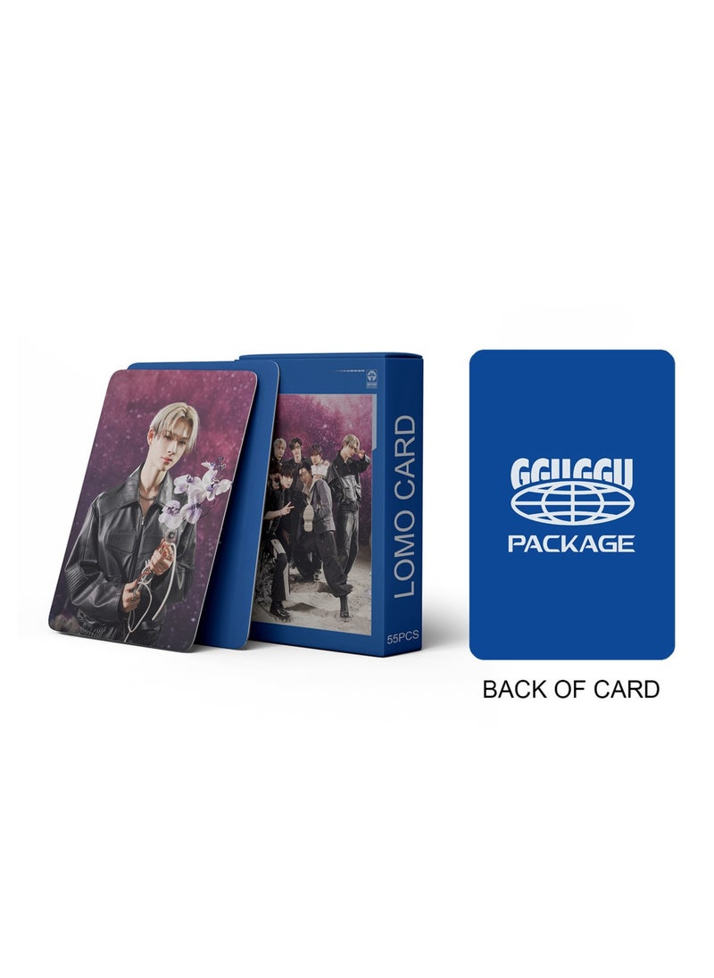 EHOME 55Pcs Enhypen 2024 Ggu Ggu Package Lomo Card  - Image 3