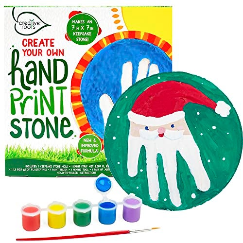 Creative Roots Create Your Own Handprint Stone by Horizon Group USA - Image 1
