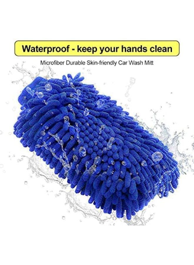 Generic 2 Pieces Microfiber Gloves for Car Washing  - Image 2