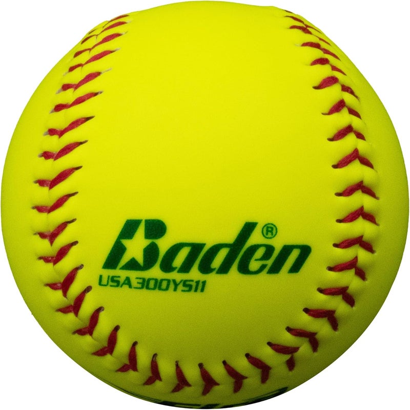 Baden ASA Fire Synthetic Cover Slowpitch Softball (One Dozen) - Image 2