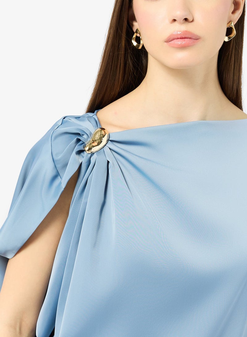 ELLA Blouse With Knot Detail - Image 3