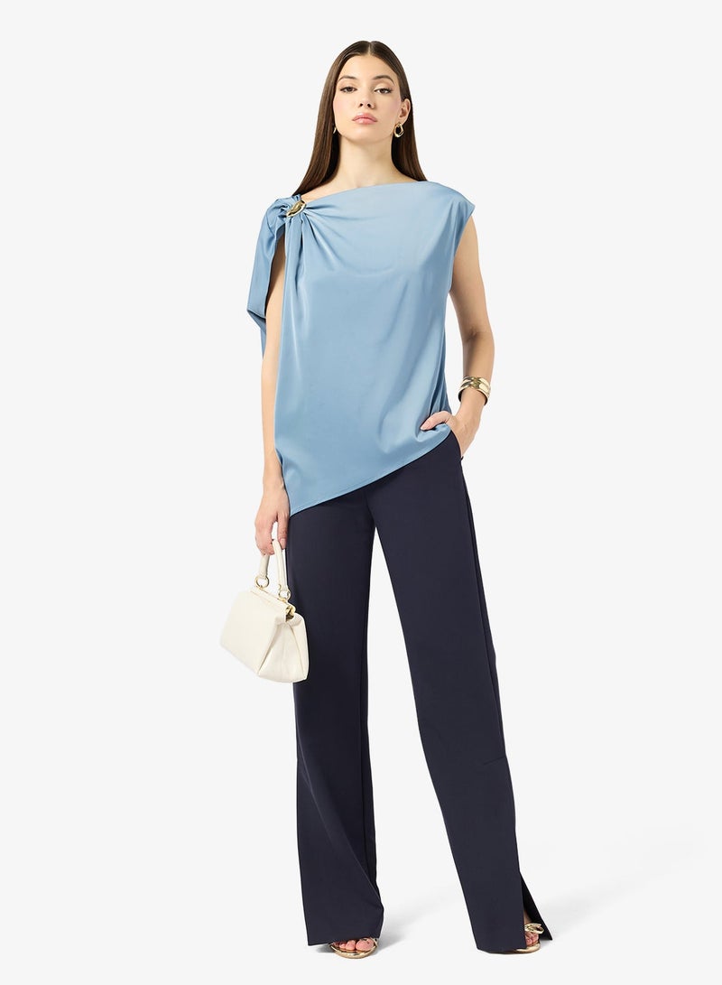 ELLA Blouse With Knot Detail - Image 4