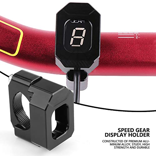 Keenso Motorcycle Gear Indicator Holder fit 22mm-28.6mm, Keenso Universal Speed Gear Display Indicator Holder Bracket - Image 4
