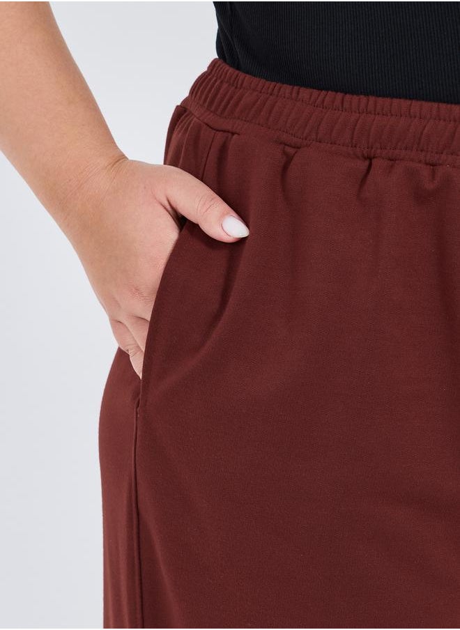 Styli Plus Size Wide Leg Joggers  - Image 3