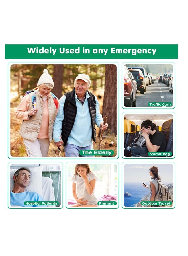 EHOME 12 Pack Disposable Urine Bags, 700ML Travel Pee Bags Unisex Urinal Bag Vomit Bag for Travel Traffic Jam Emergency Portable Camping Urinal Bags for Men Women - Image 4