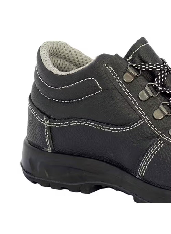 فكسر أحذية أمان ذات مقدمة فولاذية عالية الكاحل ونعل مقاوم للانزلاق - أسود - Image 3