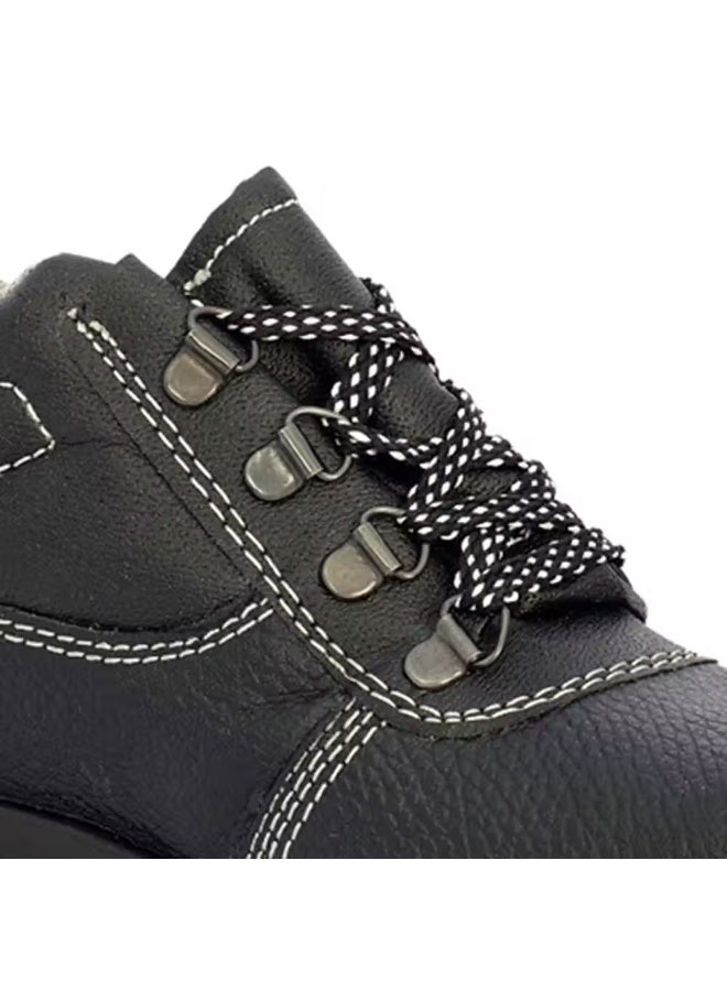 فكسر أحذية أمان ذات مقدمة فولاذية عالية الكاحل ونعل مقاوم للانزلاق - أسود - Image 4