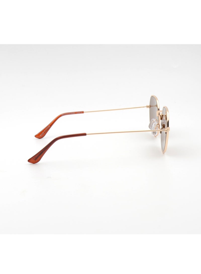 MADEYES نظارات شمسية للنساء بحماية من الأشعة فوق البنفسجية EE23M507-5 - ذهبية/بنية - Image 4