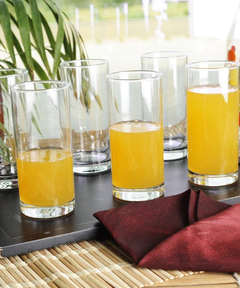 Home-Cart Fine Juice and Water Dining Table Glass Drink Set, 380ml, 6-Pieces - Image 5