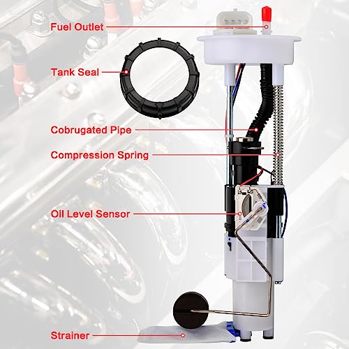 smotrcc 47-1011 Fuel Pump Assembly with Tank Seal Compatible with Polaris RZR 800 /RZR 800 S/RZR 4 800/RZR 4 S 800 EFI EPS 2011-2014 RZR 570 2204403 2204502 2521116 2521204 - Image 4