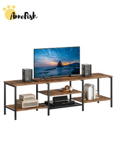 AnneFish 180*40*52cm TV Stand Table For TV Up To 75 Inch Storage Shelves Modern Entertainment Center and Industrial Media TV Console Table for Home Living Room  - Image 4