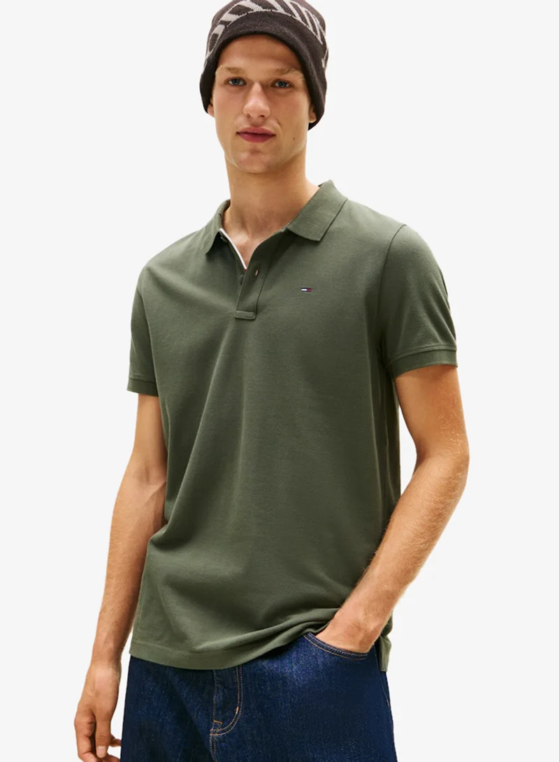 Slim Fit Placket Polo