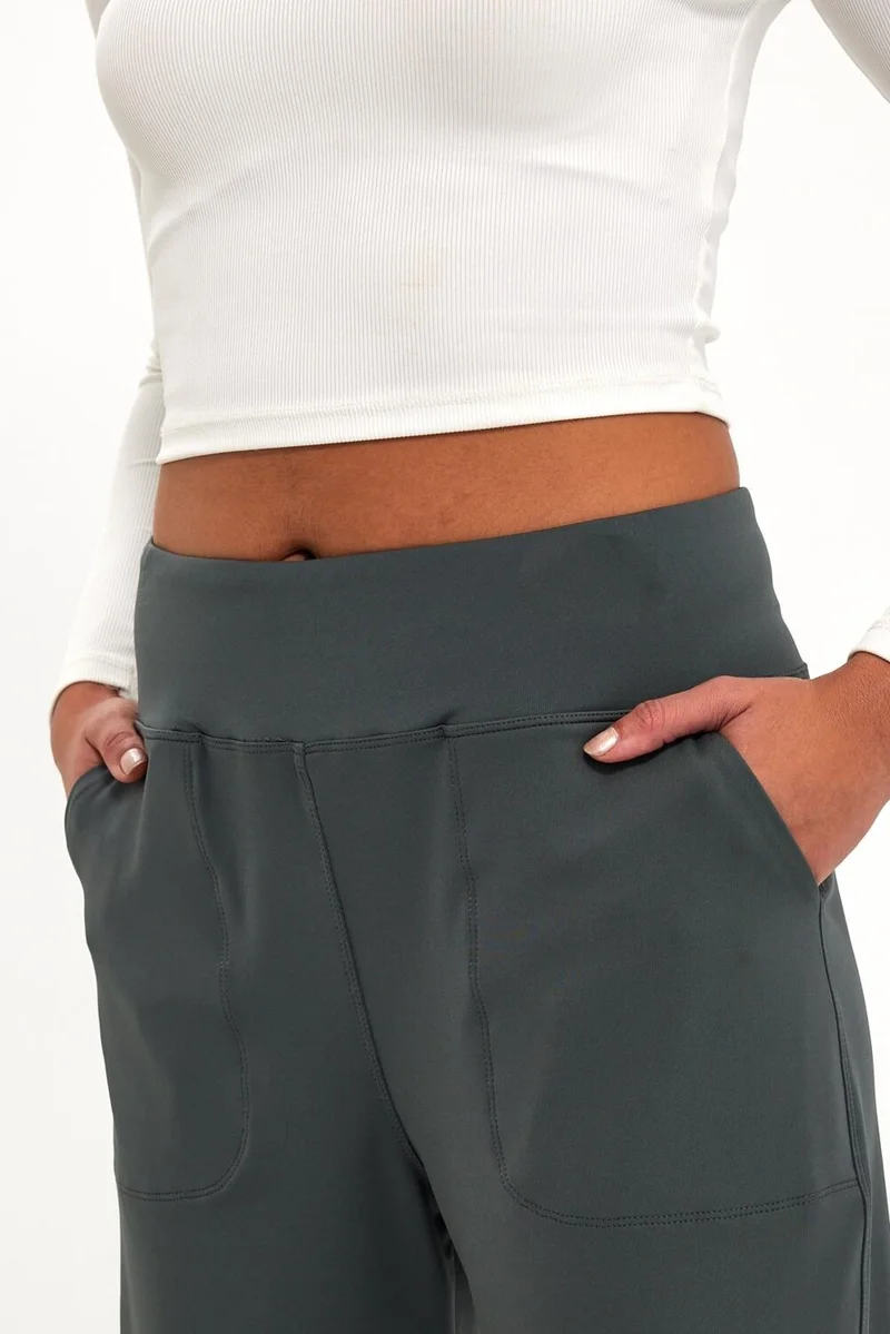Alexander Gardi Alexandergardı Elastic Waisted Side Pocket Leggings (B23-00165)