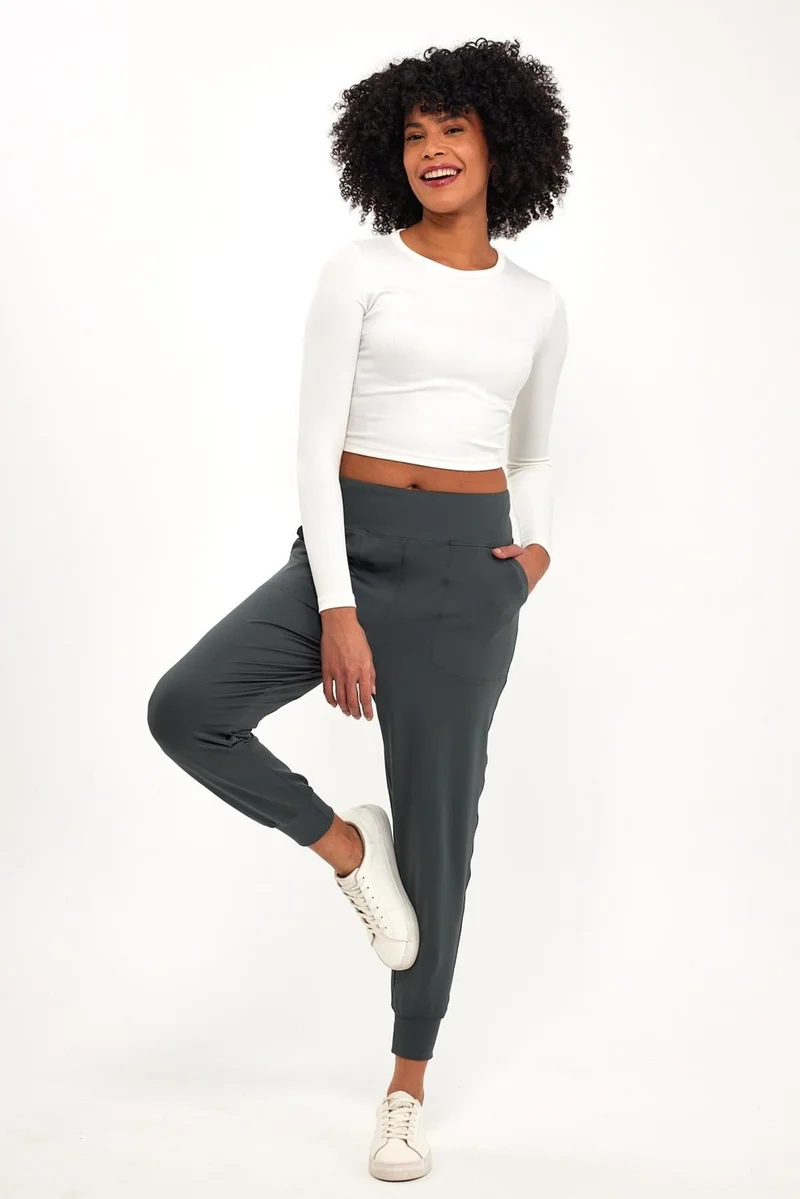Alexander Gardi Alexandergardı Elastic Waisted Side Pocket Leggings (B23-00165)