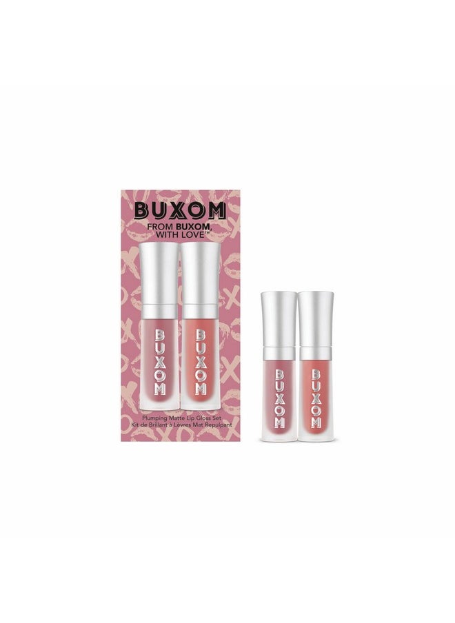 بوكسوم مجموعة ملمع الشفاه الممتلئ Full-On Plumping Lip Matte من Buxom، With Love  - Image 1