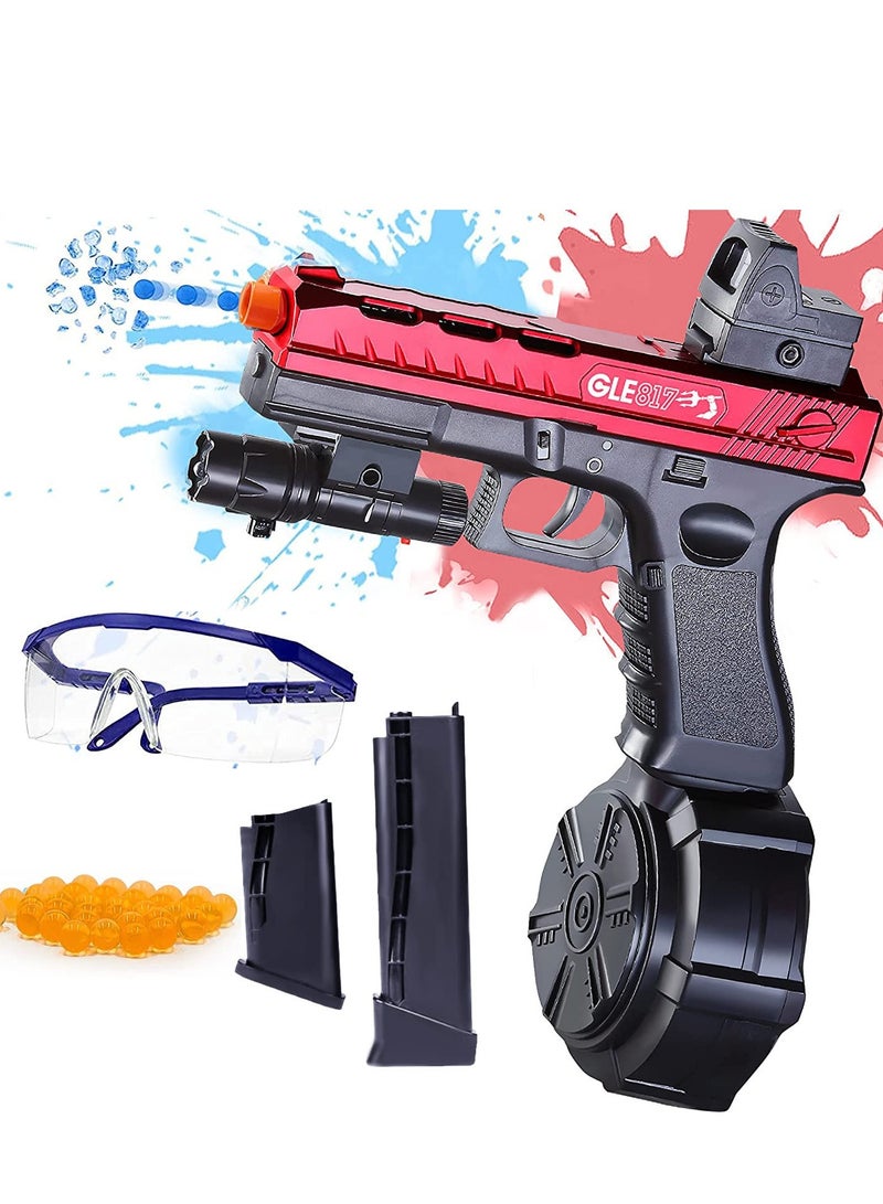 Moonmen Gel Balls Blaster Gle817 Pistol Toy Gun Hydrogel Impact Game/Hydrogel- Ball Blaster Toy for Children's Outdoor Team Game Live CS Battles Cosplay - Image 1