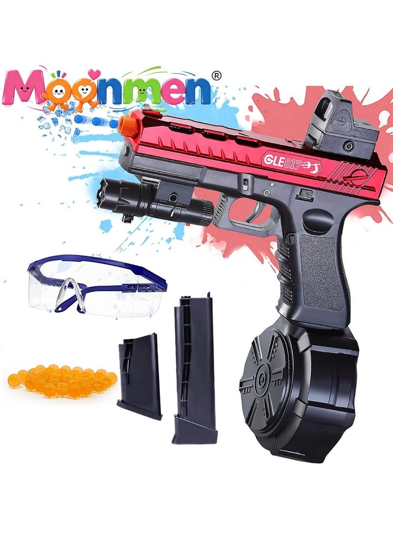 Moonmen Gel Balls Blaster Gle817 Pistol Toy Gun Hydrogel Impact Game/Hydrogel- Ball Blaster Toy for Children's Outdoor Team Game Live CS Battles Cosplay - Image 1
