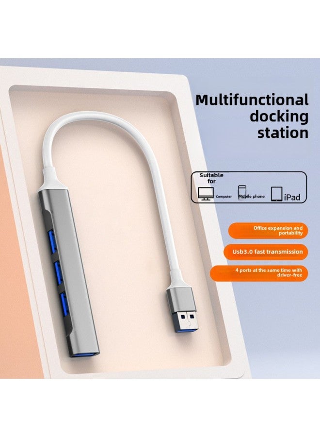Type-C Extender HUB Hub Docking Station USB C One-to-Four Computer Splitter USB Expansion Dock-Color:Usb 2.0 One To Four Gray - Image 3