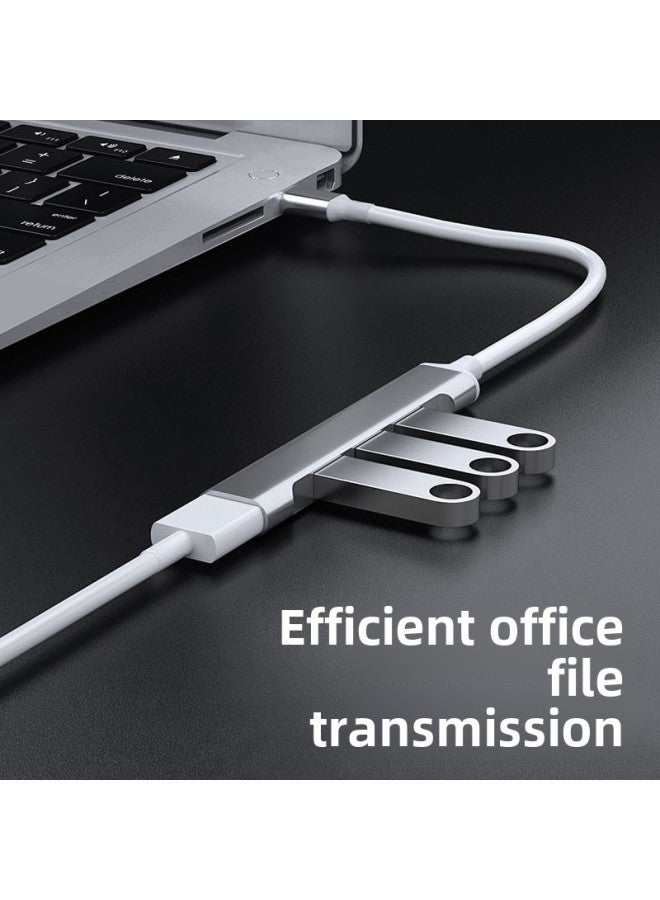 Type-C Extender HUB Hub Docking Station USB C One-to-Four Computer Splitter USB Expansion Dock-Color:Usb 2.0 One To Four Gray - Image 4