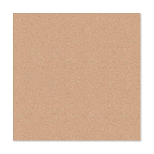 U Brands Cork Canvas Bulletin Board, 14" x 14" Inches, Frameless (463U00-04) - Image 1