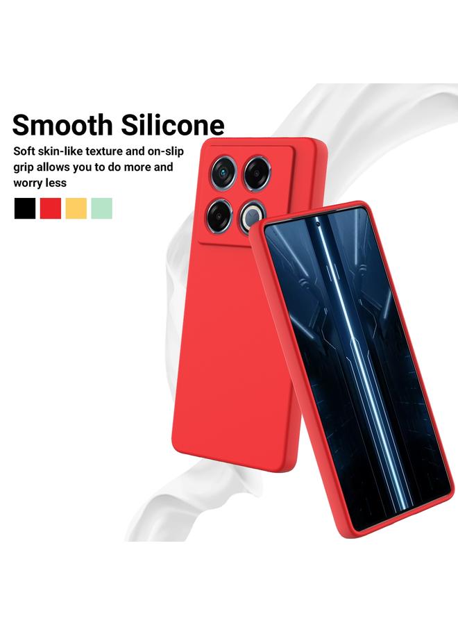 S-TOP Case For Infinix GT 20 Pro Solid Color Liquid Silicone Dropproof Full Coverage Phone Case - Image 3