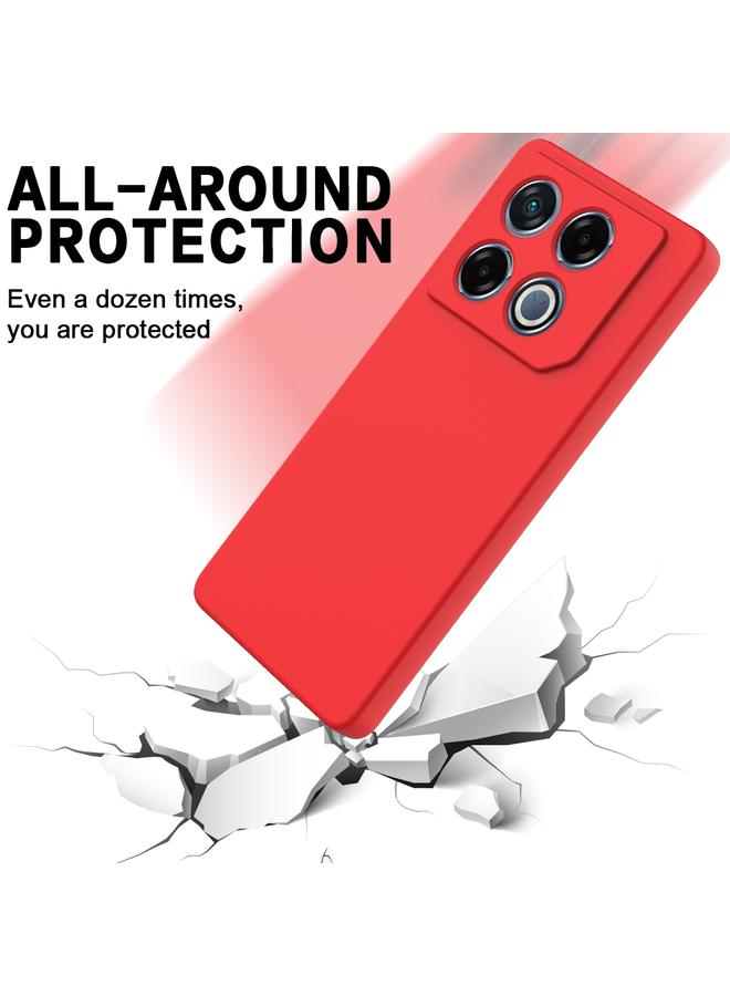 S-TOP Case For Infinix GT 20 Pro Solid Color Liquid Silicone Dropproof Full Coverage Phone Case - Image 5