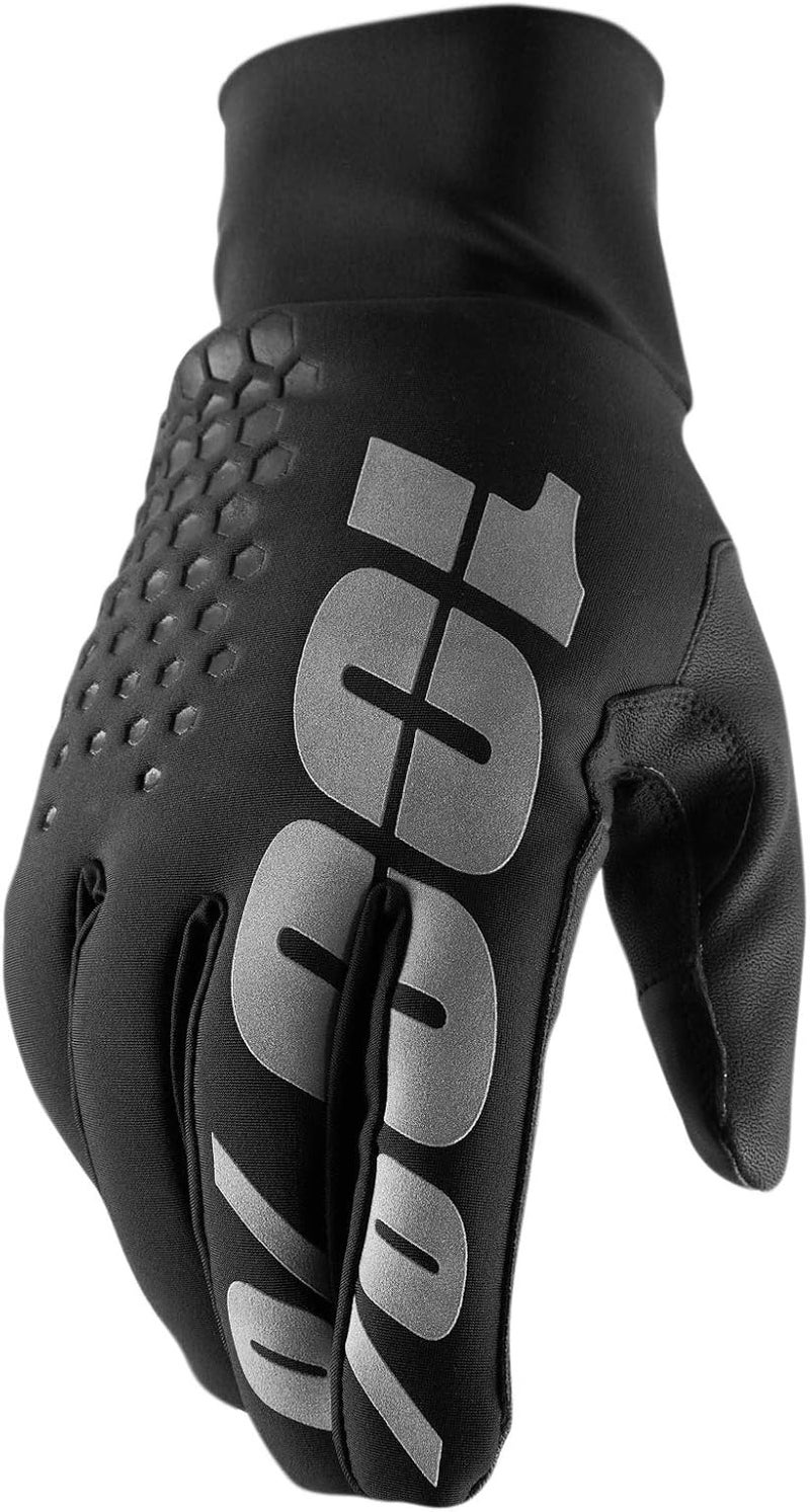 100% Hydromatic Brisker Unisex Adult Gloves - Black, Size L