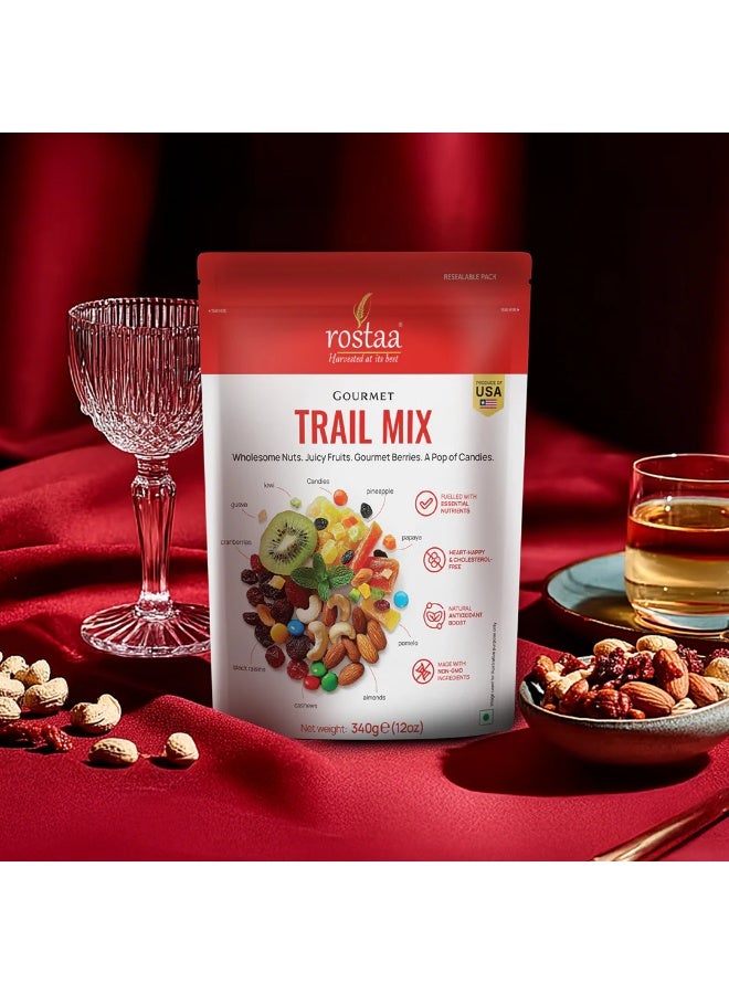 Rostaa Trail Mix 170g – Energy-Packed Nuts & Dried Fruits, Healthy On-the-Go Snack - Image 3