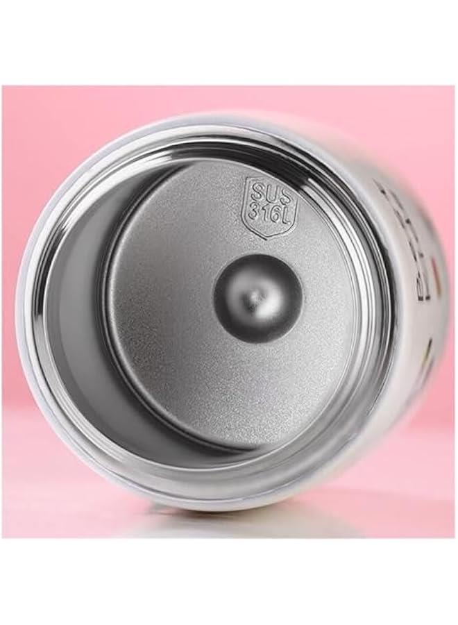 HOOKOR 400ML Children Thermos Water Bottle Kids Thermos Mug Baby Duck Billed Straw 316 Stainless Steel Vacuum Flasks Tumbler Thermo Cup, With bag (Green) - Image 5