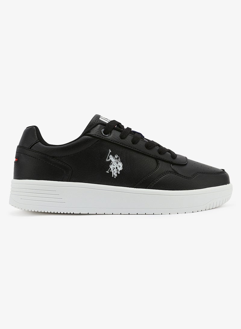 U.S. Polo Assn. Men's Black Sneakers - Lightweight Modern Design Shoes, Comfortable Everyday Casual - Image 2