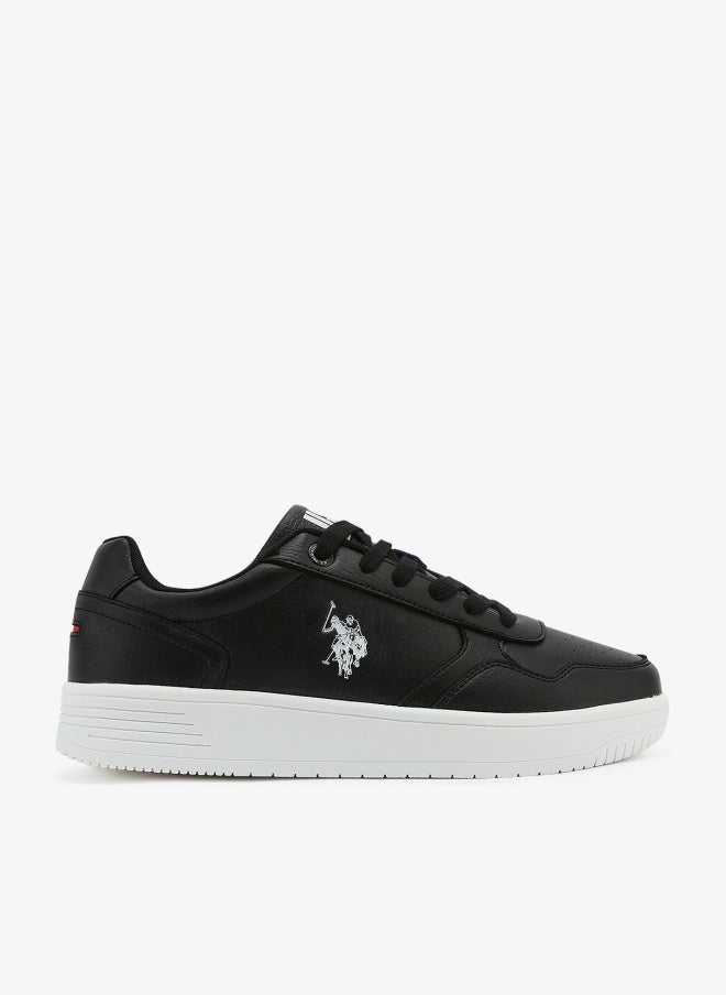 U.S. Polo Assn. Men's Black Sneakers - Lightweight Modern Design Shoes, Comfortable Everyday Casual - Image 1
