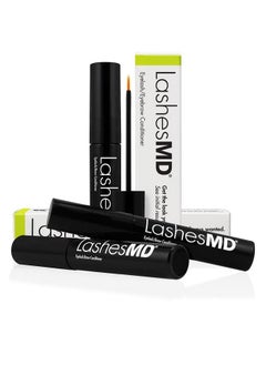 LashesMD Eyelash Growth Serum & Conditioner, 0.135 Oz. Naturally Enhances For Stronger, Thicker Lashes & Brows Paraben & Cruelty Free Clinically Formulated With Peptides & Botanicals  - Image 2