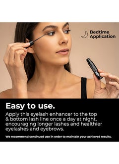 LashesMD Eyelash Growth Serum & Conditioner, 0.135 Oz. Naturally Enhances For Stronger, Thicker Lashes & Brows Paraben & Cruelty Free Clinically Formulated With Peptides & Botanicals  - Image 4