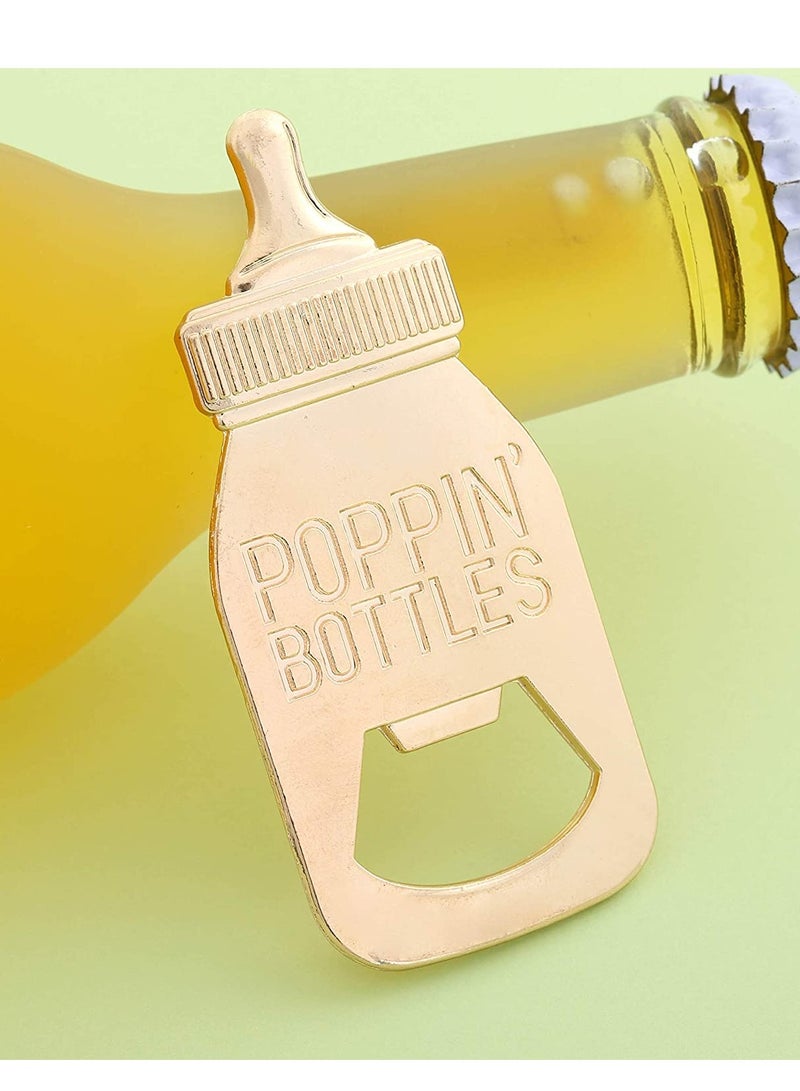 SYOSI Baby Bottle Opener Favors Baby Shower Party Favors Baby Boy Shower Gifts Decorations Souvenirs Feeder Shaped Baby Shower Souvenirs for Baby Shower Wedding Party Favor Decoration Supplies 12 PCS  - Image 4